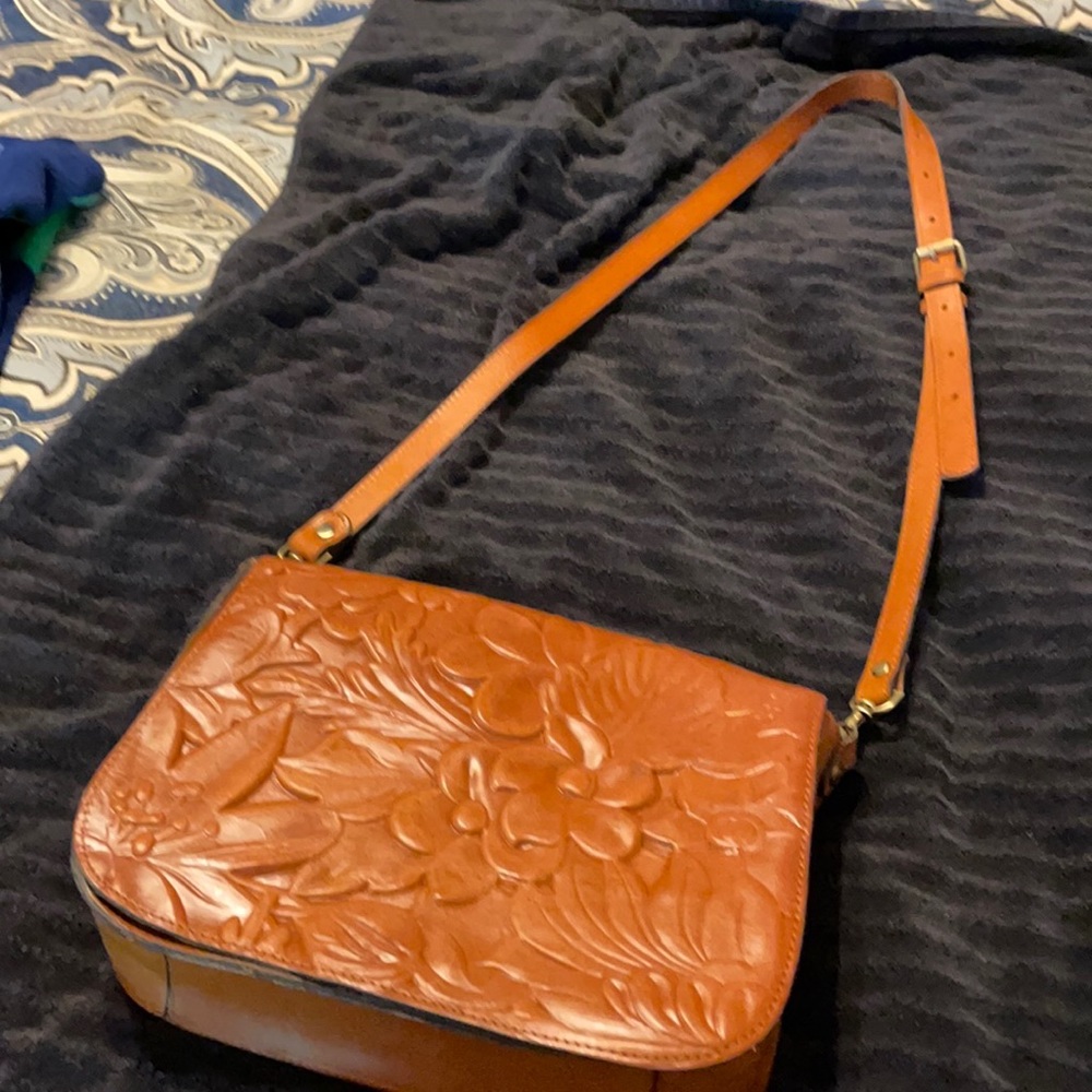 Patricia Nash crossbody  all- leather purse .